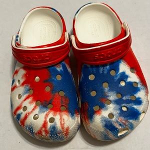 Kids Size 13 Tie-Dye Crocs Girls or Boys